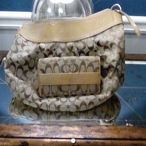 Vintage Coach Hobo Purse and Wallet